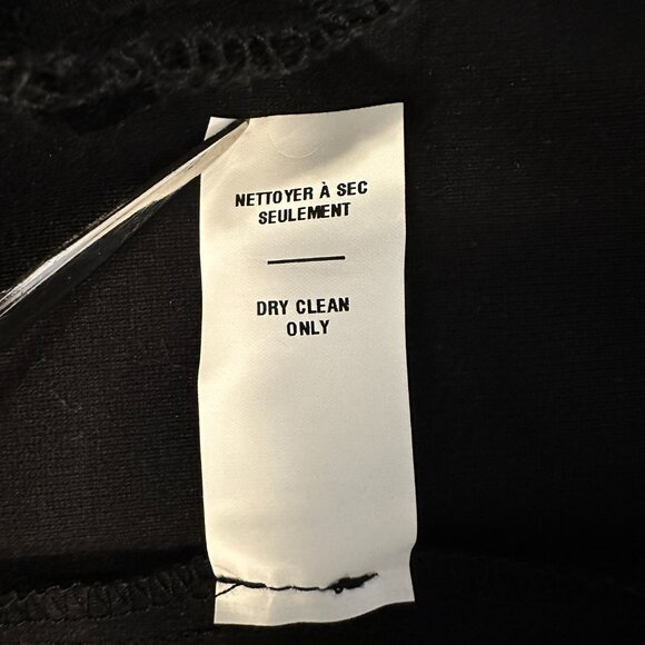 Black Blazer Jacket Womens Size S Jersey Stretch Fabric - Picture 5 of 5